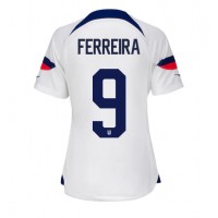 Camiseta Estados Unidos Jesus Ferreira #9 Primera Equipación Replica Mundial 2022 para mujer mangas cortas